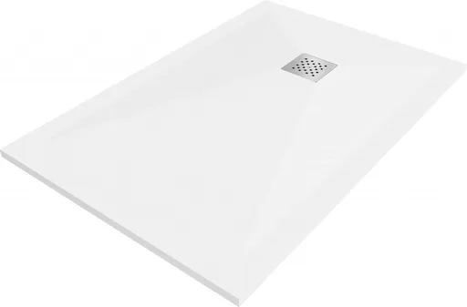 MEXEN Stone+ sprchová vanička obdélníková 100x70, bílá 44107010