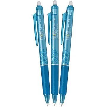PILOT FriXion Clicker 05 / 0.25 mm, světle modré - balení 3 ks (BLRT-FR5-LB-S3)