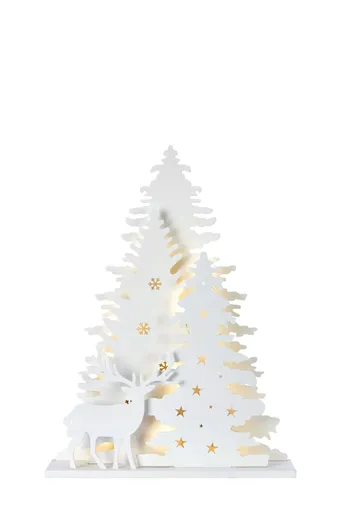 Markslöjd Madera vanoční bílá dekorace na stůl