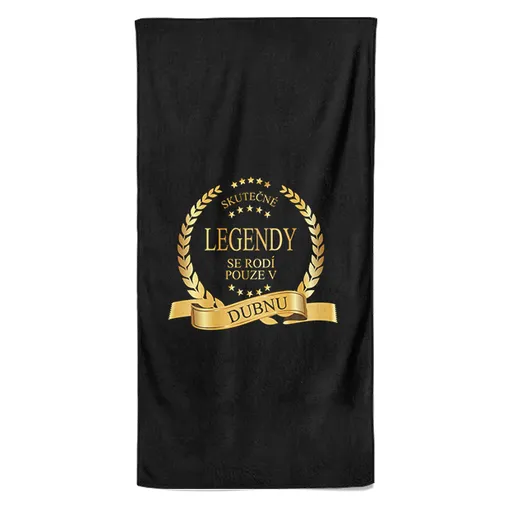 Osuška Skutečné legendy (Měsíc: 04 - Duben, Velikost osušky: 100x170cm)
