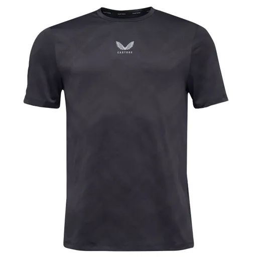 CASTORE ENGINEERED SS T-SHIRT Pánské sportovní triko, černá, velikost