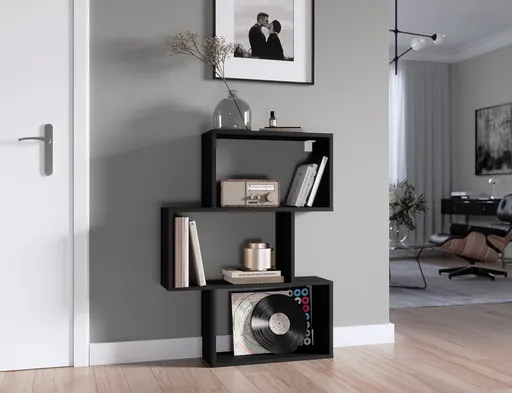 Knihovna Evertti černá