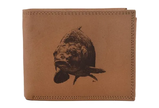 Mercucio Pánská peněženka Kapr hlava,Mercucio Pánská peněženka Kapr hlava