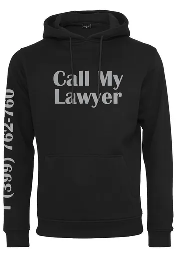 Mr. Tee Lawyer Hoody black - XL