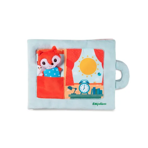 Lilliputiens textilní didaktická knížka - Dobré ráno liško Alice