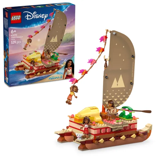 LEGO® Disney™ 43270 Vaiana a dobrodružství na kánoi