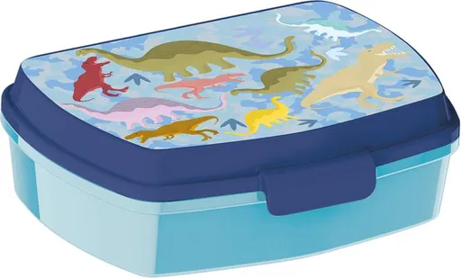STOR Plastový svačinový box 17,5x14,5x6,5cm DINO