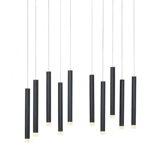 LEUCHTEN DIREKT is JUST LIGHT LED závěsné svítidlo, černá, teplá bílá, IP20, do interiéru 3000K 52W