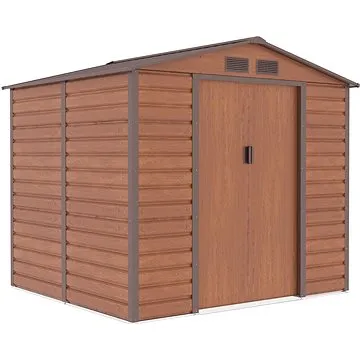 G21  Domek zahradní  GAH 407 - 213 x 191 cm, hnědý (GAH-407-ZNWW-2S0)