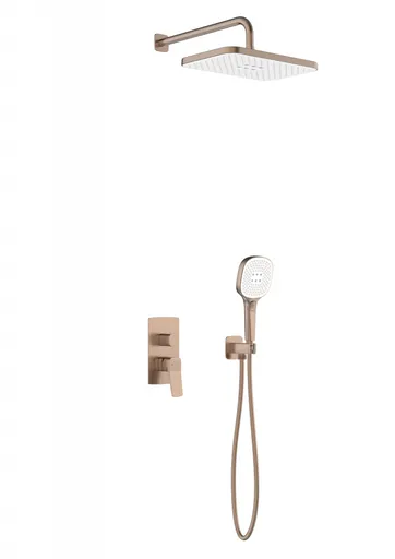 KFA Sada sprchová Malaga, podomítková, PVD broušené růžové zlato 4529-501-34