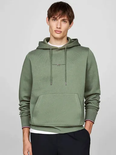 Tommy Hilfiger pánská zelená mikina MW0MW32673 M