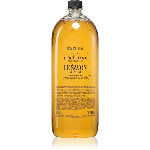 L’Occitane Shea Verbena tekuté mýdlo na ruce náhradní náplň 500 ml