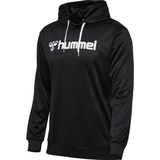 Hummel LOGO HOODIE Pánská mikina, černá, velikost XXL