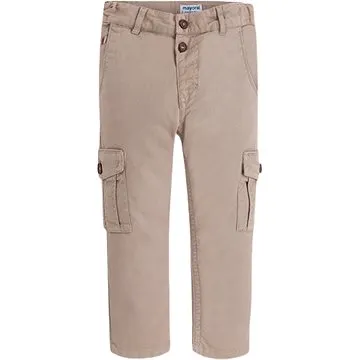 MAYORAL chlapecké kalhoty - hnědé - 110 cm (146428)