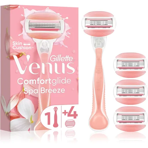 Gillette Venus ComfortGlide Spa Breeze dámské holítko + náhradní břity 4 ks