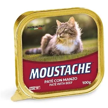 Moustache Cat Paté hovězí 100g (8009470156011)