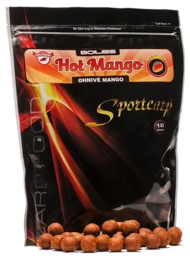 Sportcarp boilies hot mango - 800 g 20 mm