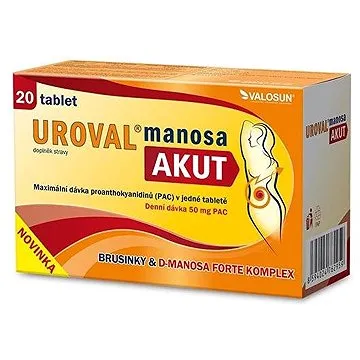 Uroval Manosa Akut 20 tbl. (8596024012980)