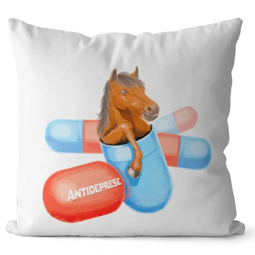 Polštářek Antideprese (Velikost: 40 x 40 cm)