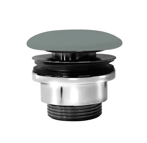 GSI umyvadlová výpust 5/4“, neuzavíratelná, keramická zátka, 5-65, agave mat PVC04