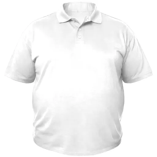 Miners Mate supersize Nadměrné polo tričko Unisex - Bílá | 10XL