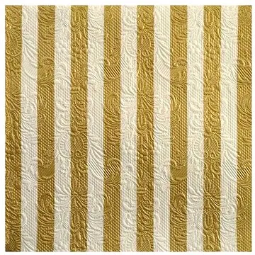 Goba ubrousky Elegance pruhy - zlaté (3400645)