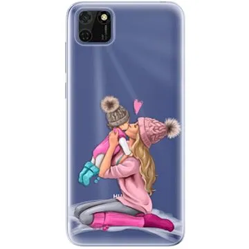 iSaprio Kissing Mom - Blond and Girl pro Huawei Y5p (kmblogirl-TPU3_Y5p)