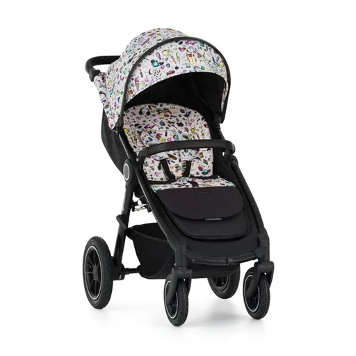 PETITE&MARS Kočárek sportovní Street2 Air Black Limited 100 Tattoo Complete