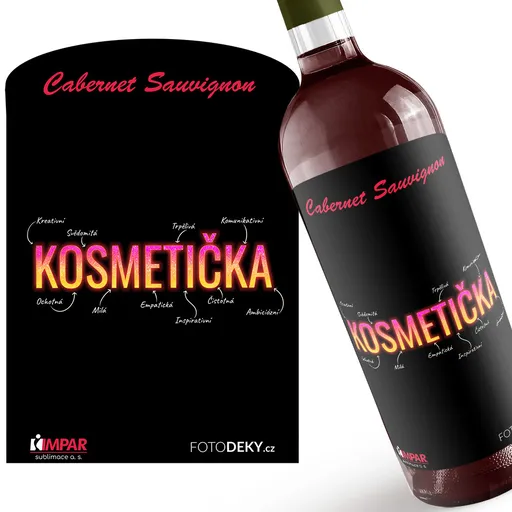 Víno Kosmetička - vlastnosti (Druh Vína: Červené víno)