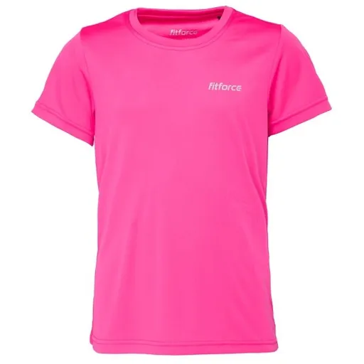 Fitforce OLVE Dětské fitness triko, růžová, velikost 116-122