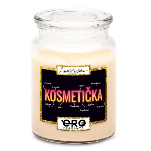 Svíčka Kosmetička - vlastnosti (Vůně svíčky: Vanilka)