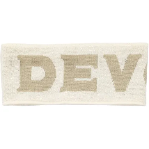 Devold DEVOLD LOGO MERINO HEADBAND Univerzální vlněná čelenka, béžová, velikost UNI