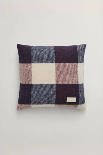 DEKORAČNÍ POVLAK NA POLŠTÁŘ GANT CHECK CUSHION 50X50 PLUMPED RED