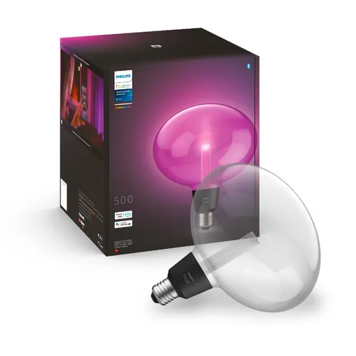 Philips HUE WACA Ellipse LED žárovka E27 6,5W 500lm 2000-6500K RGB IP20