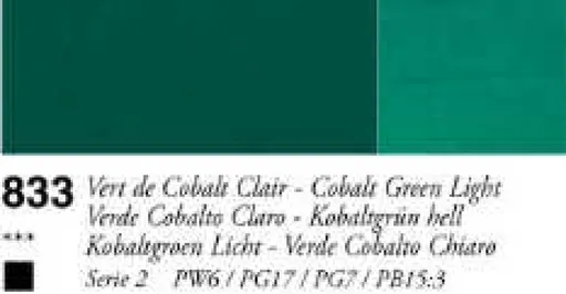 Sennelier oil stick 38ml – 833 Cobalt Green Light