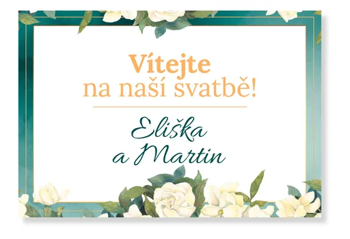 Personal Uvítací tabule - Smaragd