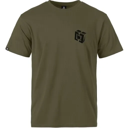 Horsefeathers BLOCKS Pánské tričko, khaki, velikost