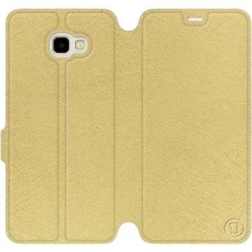 Flipové pouzdro na mobil Samsung Galaxy J4 Plus 2018 v provedení  Gold