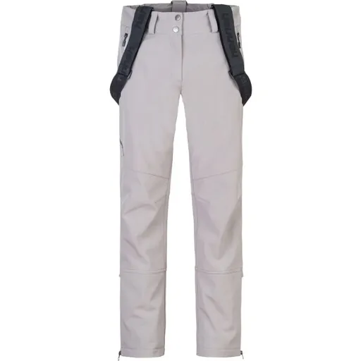 Hannah KENTA Dámské lyžařské softshellové kalhoty, šedá, velikost