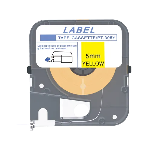 Max LM-305Y, 5mm x 8m, žlutá kompatibilní páska