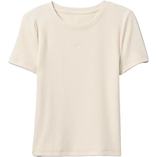 GAP MOD RIB ABBRV Dámské tričko, béžová, velikost