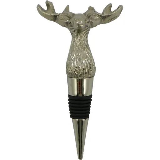 Zátka na víno s jelenem a parožím - 14*6*3cm Mars & More