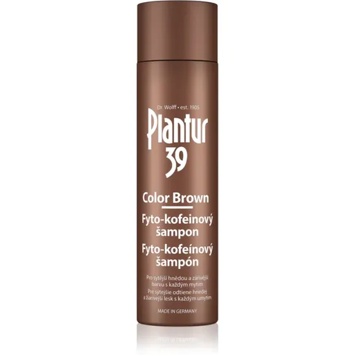 Plantur 39 Color Brown kofeinový šampon pro hnědé odstíny vlasů 250 ml