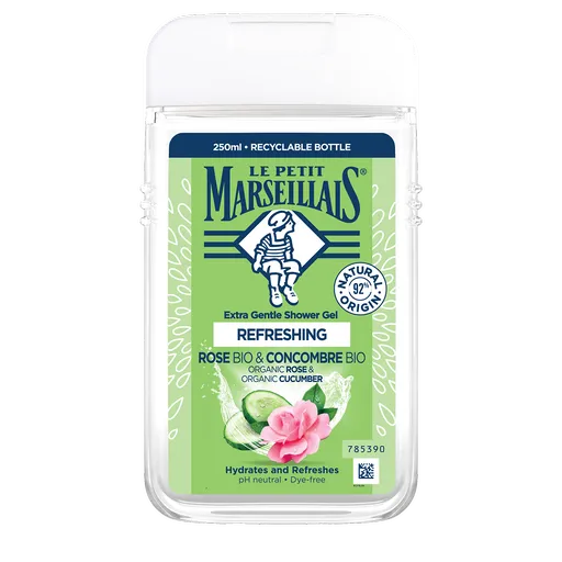 Le Petit Marseillais Sprchový gel Bio Rose & Bio Cucumber Shower Gel 250 ml