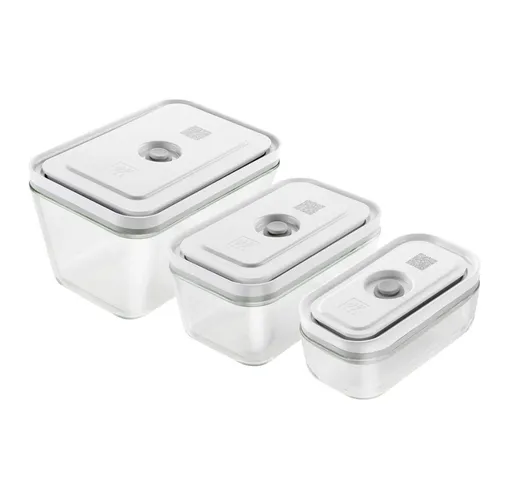 Zwilling Fresh&Save Skleněná vakuovací dóza S, M, L 3 ks