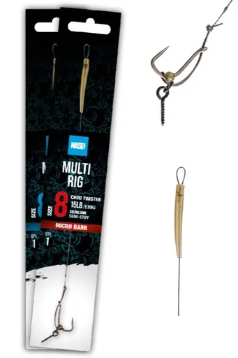 Nash návazec multi rig barbed - velikost háčku 2