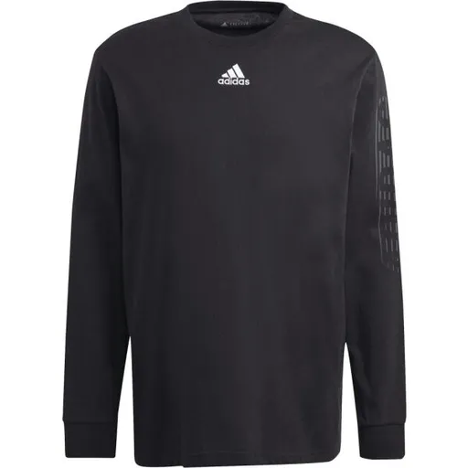 adidas BRAND LOVE LONG SLEEVE TEE Pánské tričko, černá, velikost