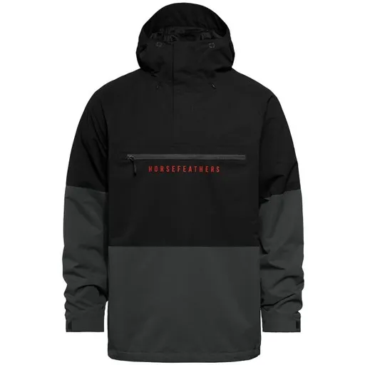 Horsefeathers DONNIE Pánská snowboardová bunda, černá, velikost