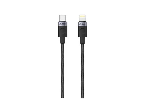 Kabel iPEAX 90010106 USB-C/Lightning 1,5m Black