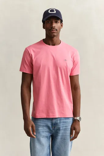 TRIČKO GANT REG SHIELD SS T-SHIRT ROSE PINK